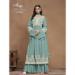 Picture of Georgette Light Slate Grey Anarkali Salwar Kameez