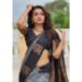 Picture of Sublime Silk Light Slate Grey Saree