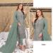 Picture of Georgette Slate Grey Straight Cut Salwar Kameez