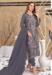 Picture of Georgette Dark Slate Grey Straight Cut Salwar Kameez