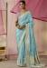 Picture of Gorgeous Silk Cadet Blue Saree