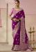 Picture of Ravishing Silk Purple Saree