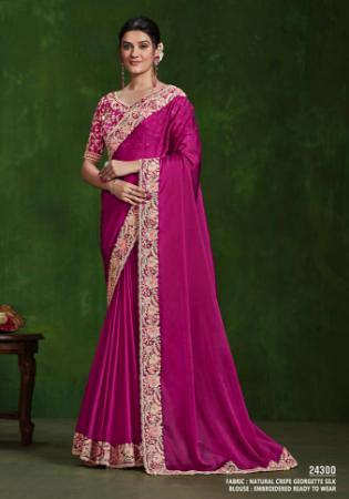 Picture of Taking Silk Medium Violet Red Saree