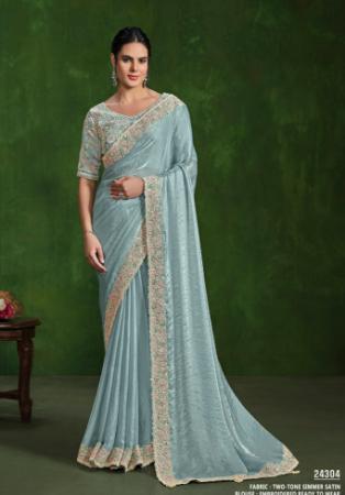 Picture of Sublime Silk Medium Sea Green Saree