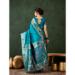 Picture of Good Looking Silk Teal Saree