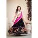 Picture of Ideal Cotton & Georgette Black Lehenga Choli