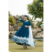 Picture of Nice Georgette Navy Blue Readymade Salwar Kameez