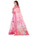 Picture of Pleasing Linen Pink Saree