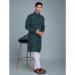 Picture of Grand Rayon Dark Slate Grey Kurtas