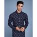 Picture of Comely Rayon Midnight Blue Kurtas