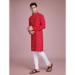 Picture of Stunning Rayon Fire Brick Kurtas