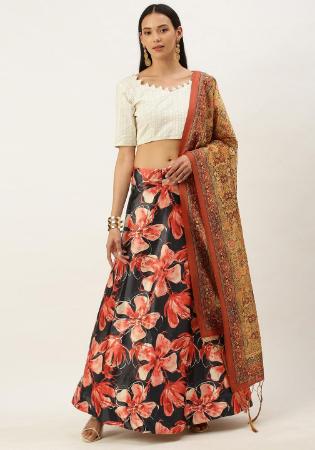 Picture of Excellent Silk White Lehenga Choli