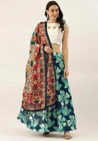 Picture of Amazing Silk Beige Lehenga Choli