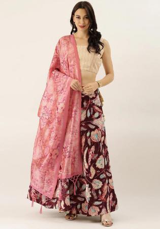 Picture of Bewitching Silk Bisque Lehenga Choli