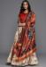 Picture of Comely Silk Indian Red Lehenga Choli