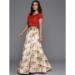 Picture of Comely Silk Indian Red Lehenga Choli