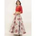 Picture of Beautiful Silk Crimson Lehenga Choli