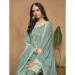 Picture of Lovely Chiffon Plum Straight Cut Salwar Kameez