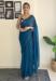 Picture of Superb Georgette Dark Cyan Saree