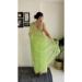 Picture of Excellent Georgette Yellow Green Saree