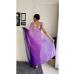 Picture of Lovely Georgette Plum Saree