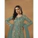 Picture of Stunning Net Dark Slate Grey Readymade Salwar Kameez