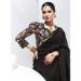 Picture of Gorgeous Organza Black Saree