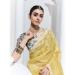 Picture of Graceful Organza Lemon Chiffon Saree