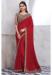 Picture of Splendid Chiffon & Silk Fire Brick Saree