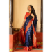 Picture of Gorgeous Silk Dark Slate Blue Saree