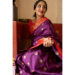 Picture of Good Looking Silk Purple Saree