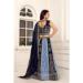 Picture of Well Formed Georgette & Silk Steel Blue Lehenga Choli