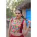 Picture of Fascinating Rayon Fire Brick Readymade Lehenga Choli