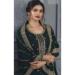 Picture of Silk Dark Slate Grey Straight Cut Salwar Kameez