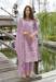 Picture of Comely Organza Rosy Brown Readymade Salwar Kameez