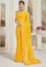 Picture of Radiant Chiffon Golden Rod Saree