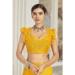 Picture of Radiant Chiffon Golden Rod Saree