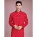 Picture of Alluring Rayon Crimson Kurtas