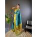 Picture of Comely Silk Dark Turquoise Saree