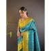 Picture of Comely Silk Dark Turquoise Saree