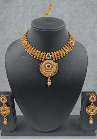 Picture of Classy Golden Rod Necklace Set