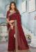 Picture of Delightful Georgette Maroon Saree