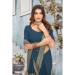 Picture of Radiant Georgette Dark Slate Blue Saree