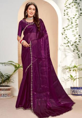 Picture of Bewitching Silk Brown Saree