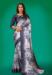 Picture of Elegant Silk Light Slate Grey Saree