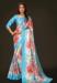 Picture of Good Looking Silk Sky Blue Saree