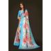 Picture of Good Looking Silk Sky Blue Saree