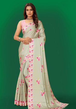 Picture of Graceful Silk Pink Saree