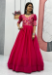 Picture of Sightly Georgette Light Coral Readymade Gown