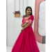 Picture of Sightly Georgette Light Coral Readymade Gown